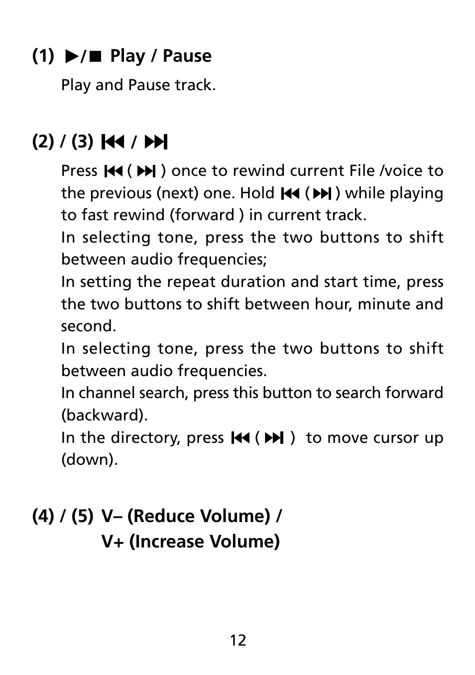Truly electronic Mftg Digital Photo & Audio Player User Manual | Page 12 / 74
