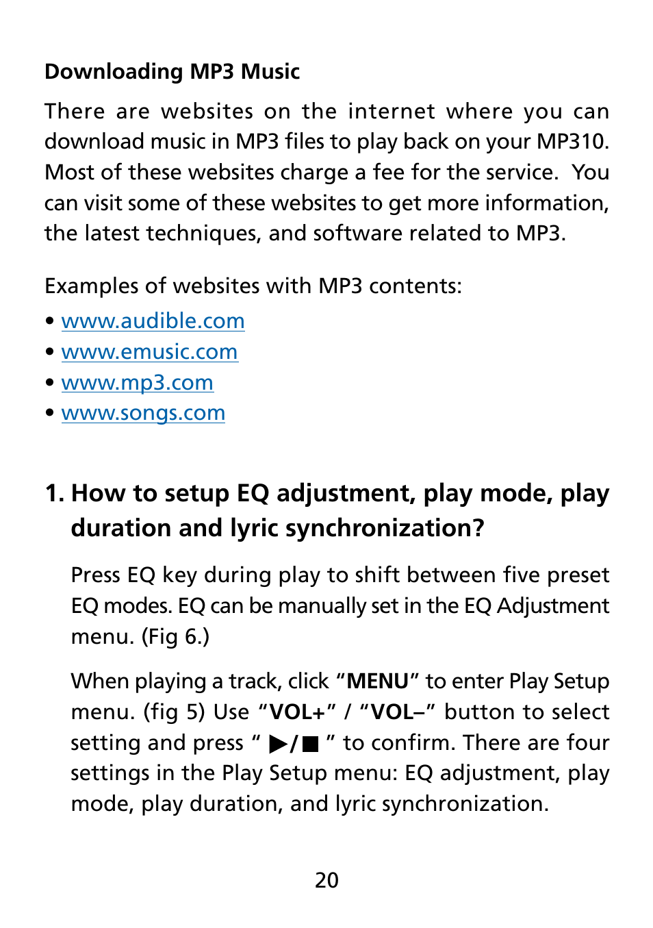 Truly electronic Mftg Digital Photo & Audio Player User Manual | Page 20 / 74
