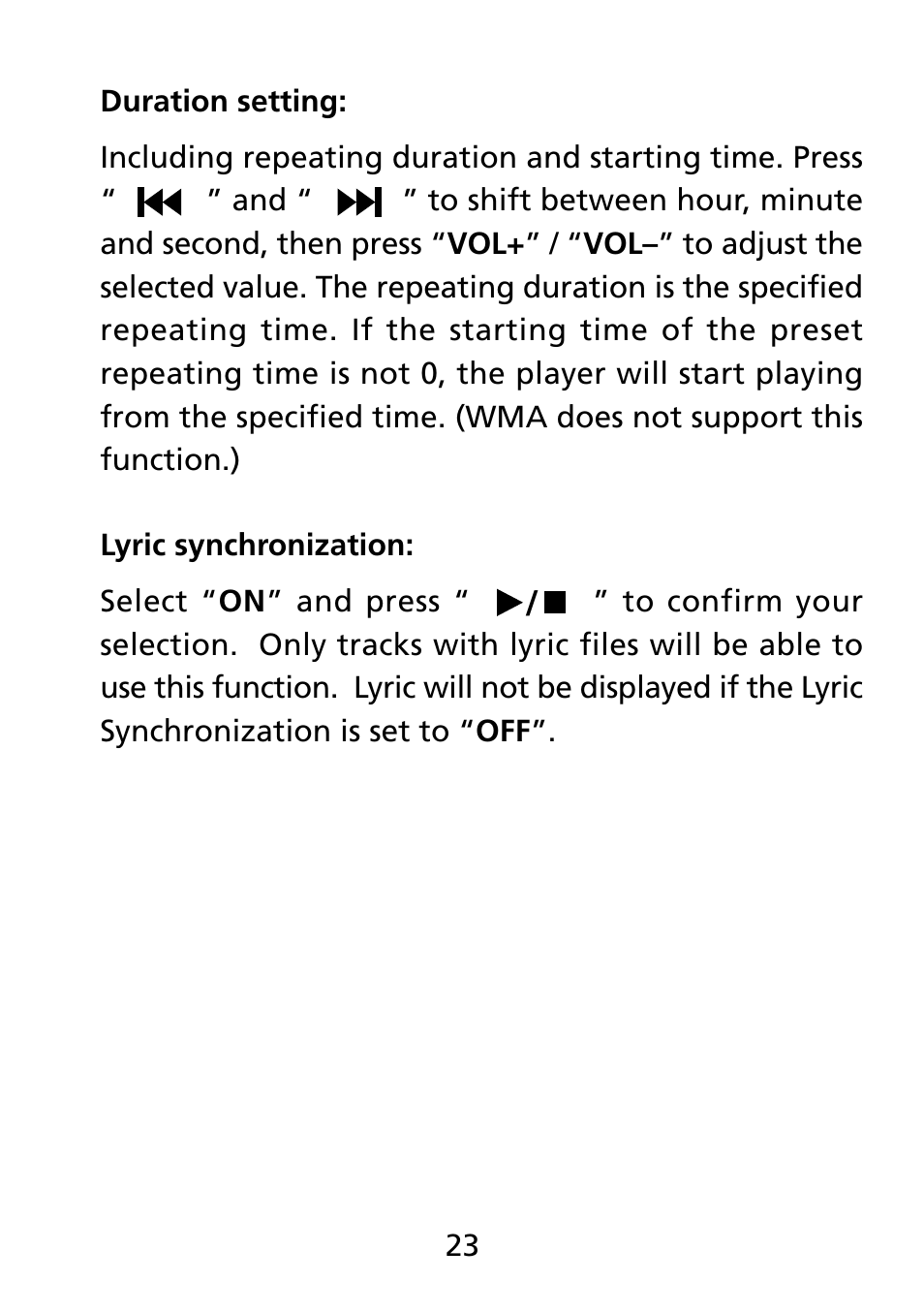 Truly electronic Mftg Digital Photo & Audio Player User Manual | Page 23 / 74