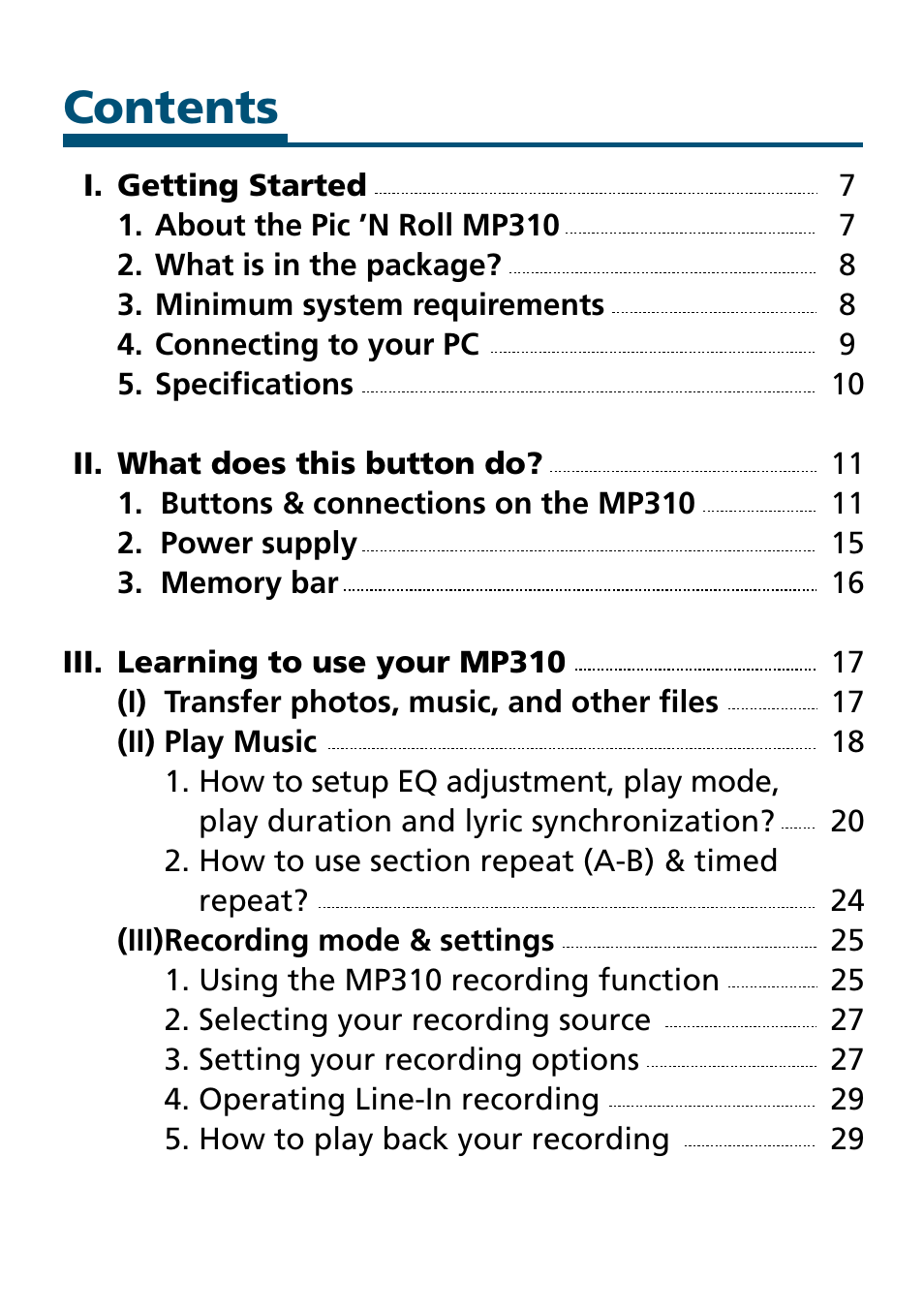 Truly electronic Mftg Digital Photo & Audio Player User Manual | Page 4 / 74
