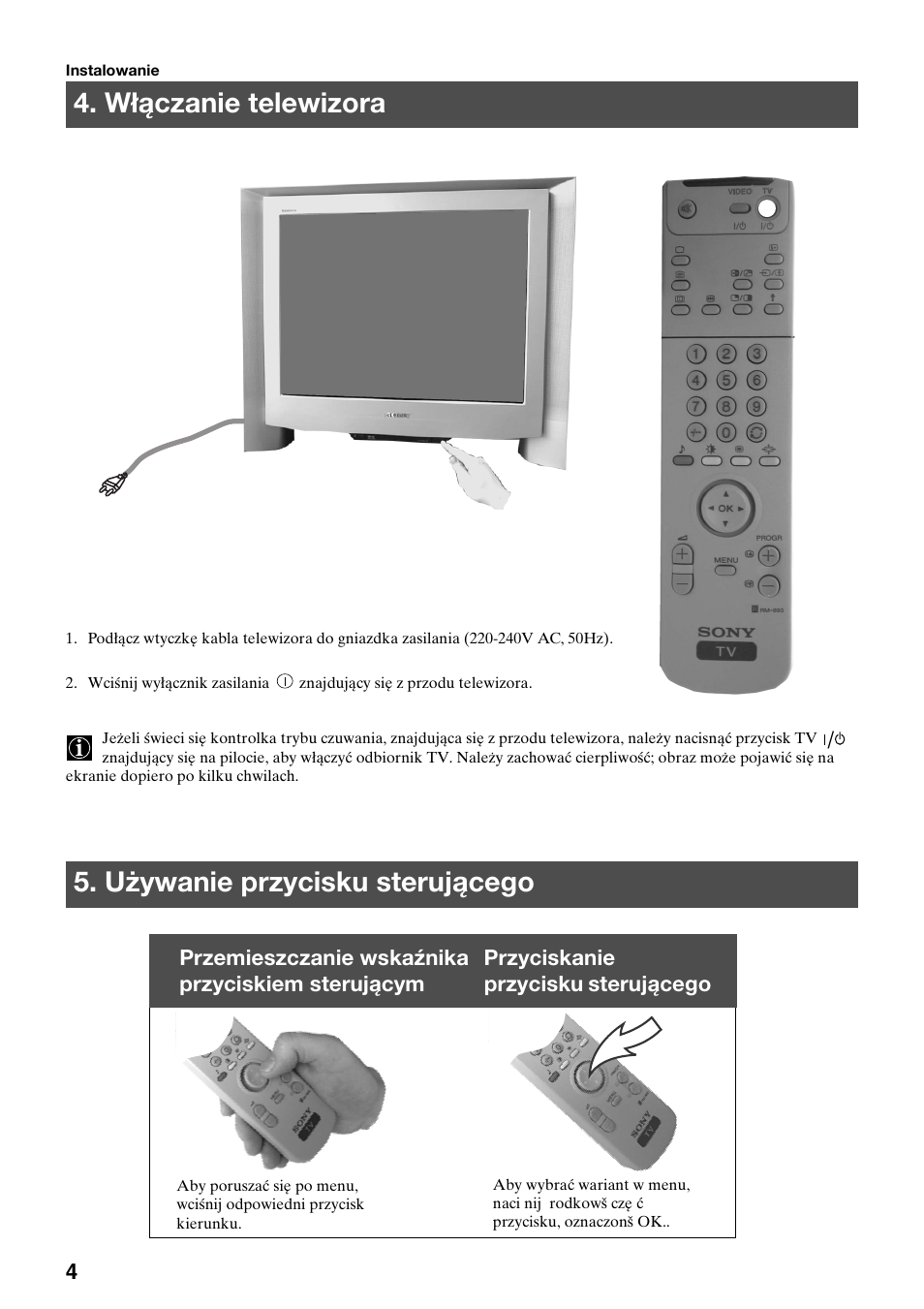 Sony KV-29FQ75K User Manual | Page 34 / 160