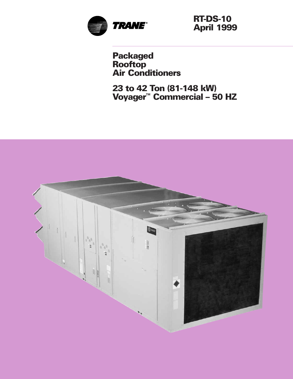 Trane RT-DS-10 User Manual | 44 pages