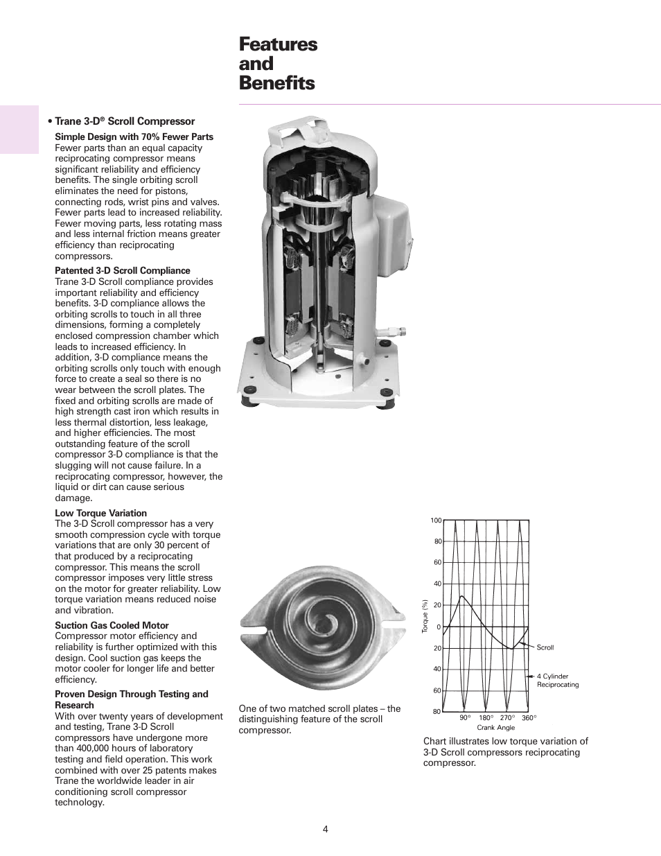 Features and benefits | Trane RT-DS-10 User Manual | Page 4 / 44