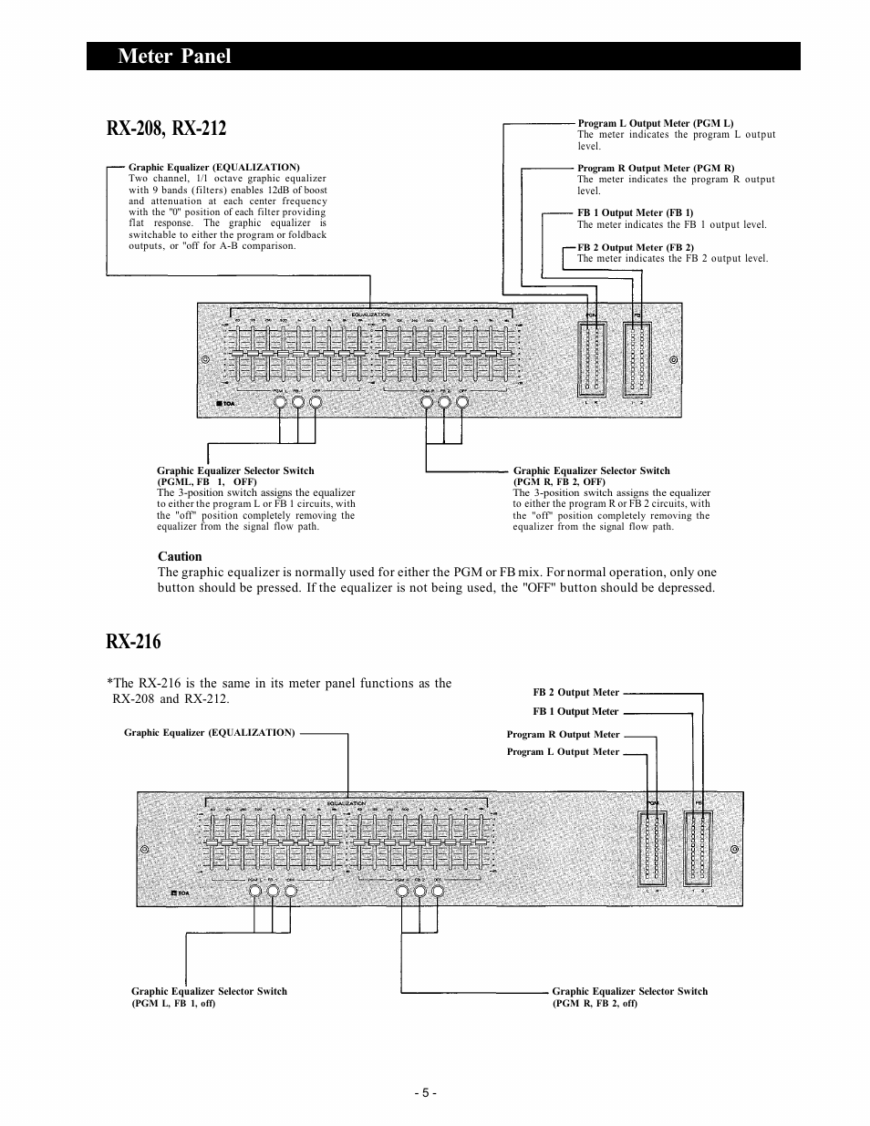 Rx-216 | Trane RX-212 User Manual | Page 6 / 19