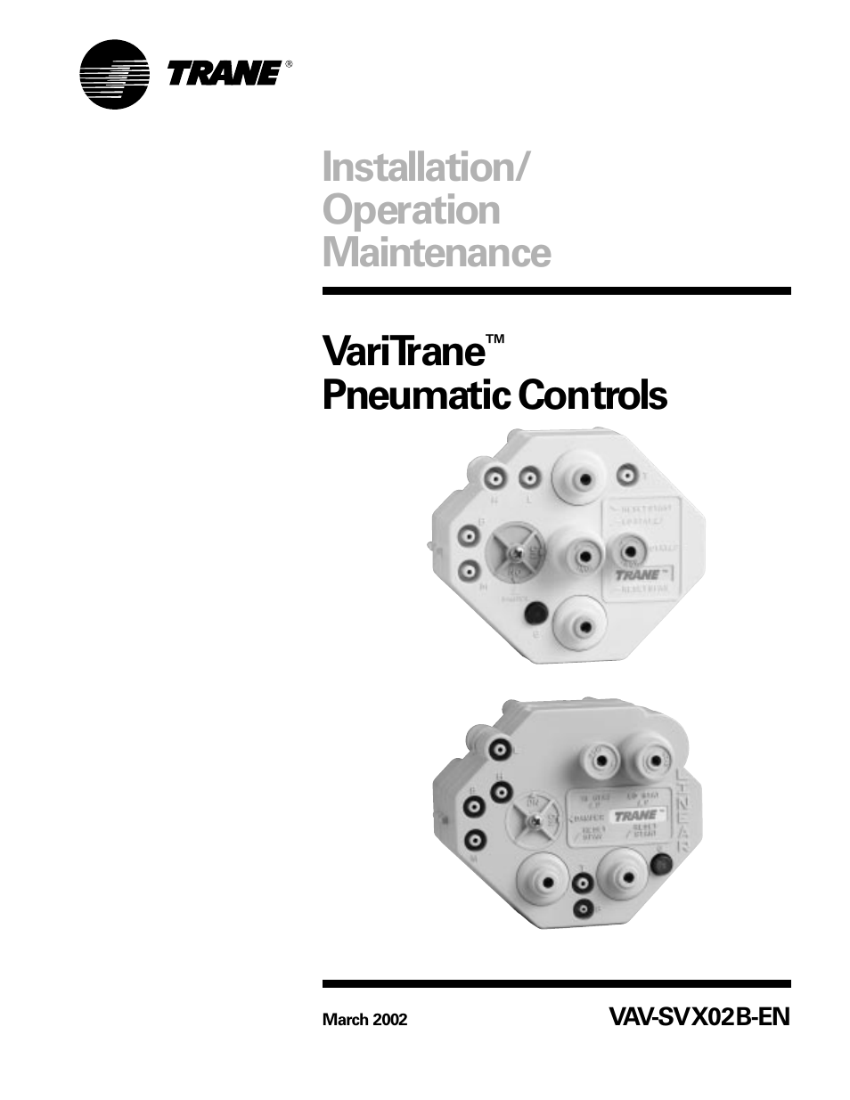 Trane VAV-SVX02B-EN User Manual | 16 pages
