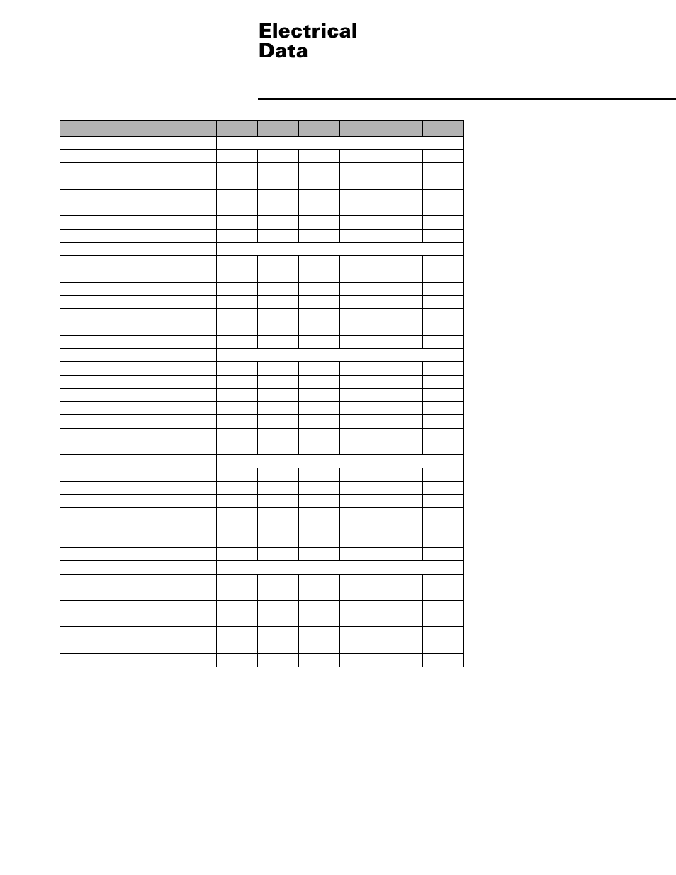 Electrical data | Trane WSHP-DS-6 User Manual | Page 18 / 18