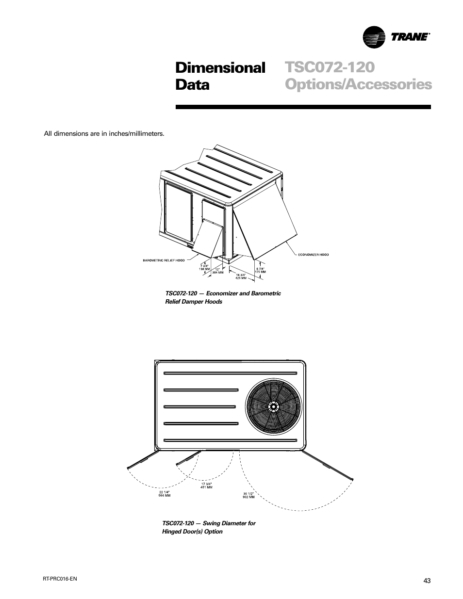 Trane TSC060-120 User Manual | Page 43 / 48