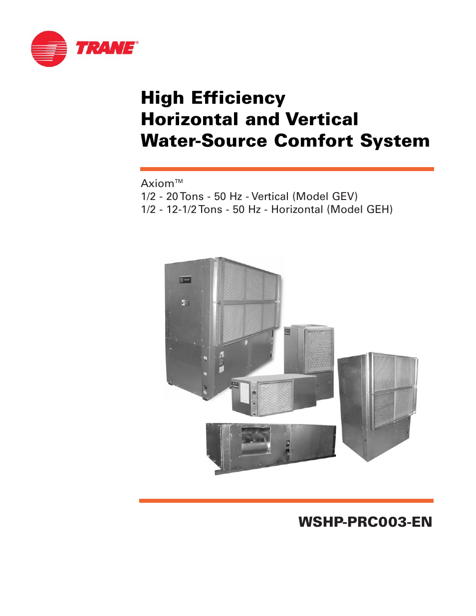 Trane GEV User Manual | 28 pages