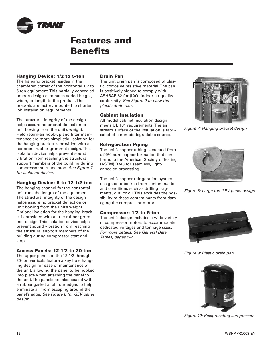 Features and benefits | Trane GEV User Manual | Page 12 / 28