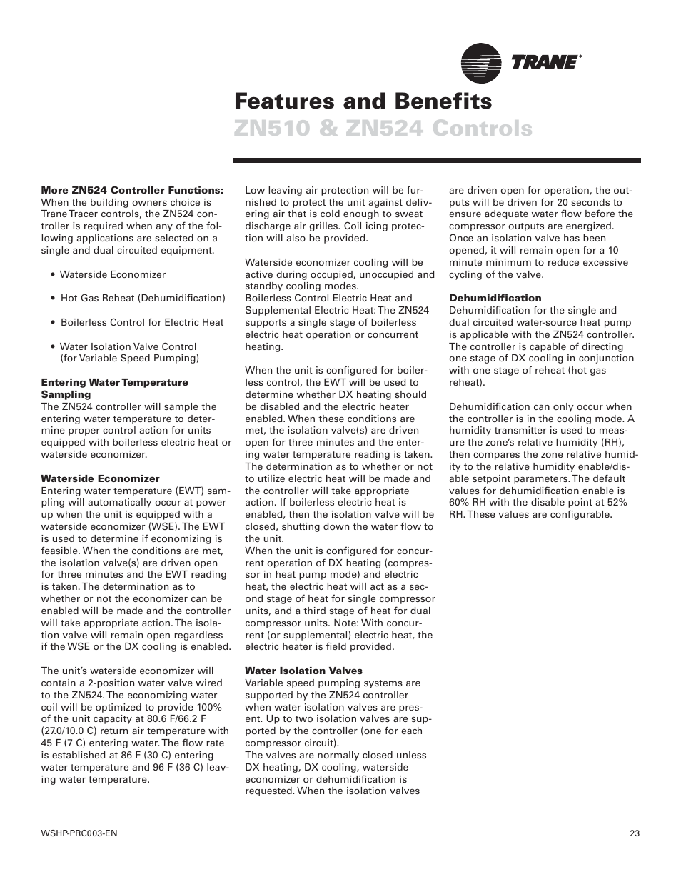 Trane GEV User Manual | Page 23 / 28