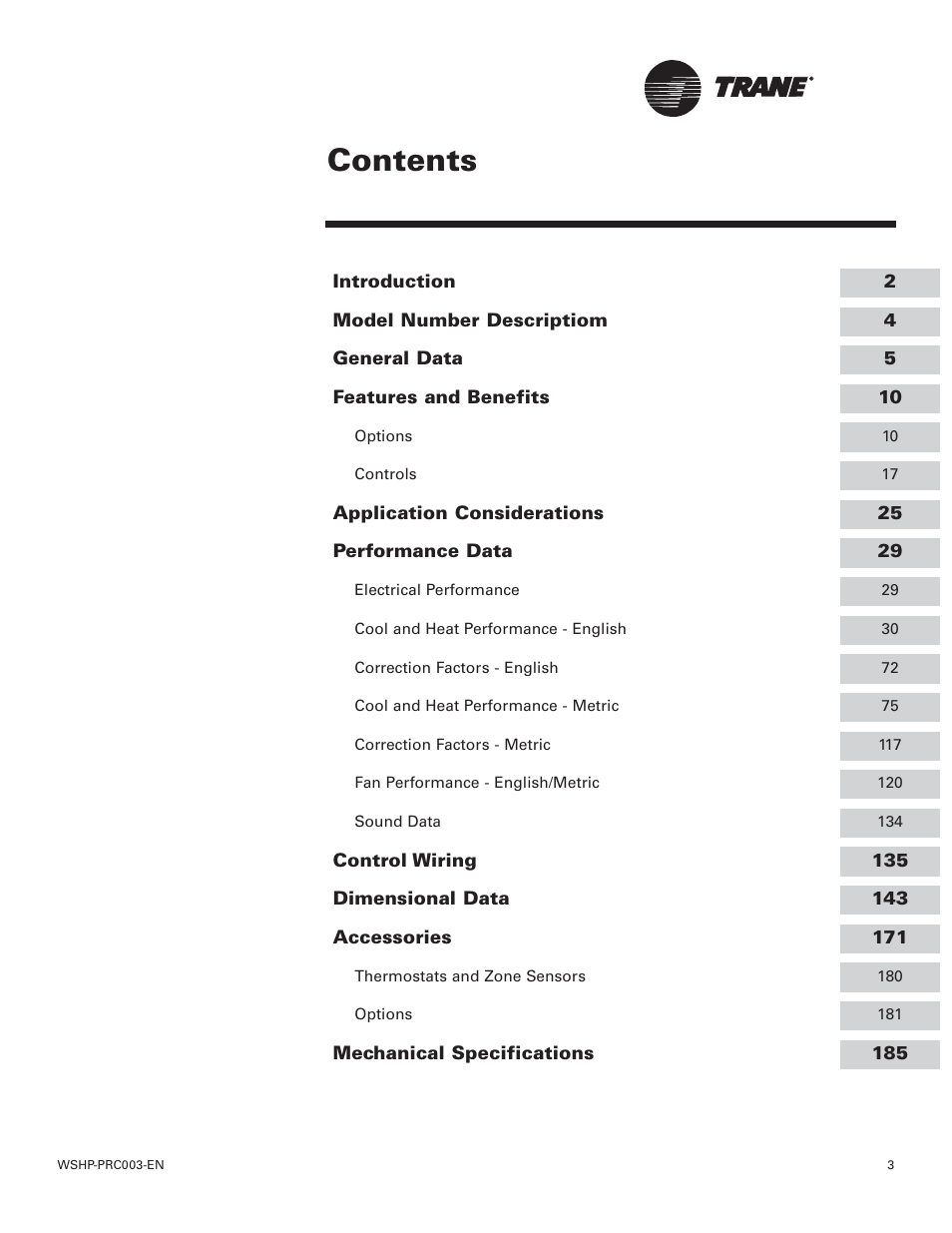 Trane GEV User Manual | Page 3 / 28