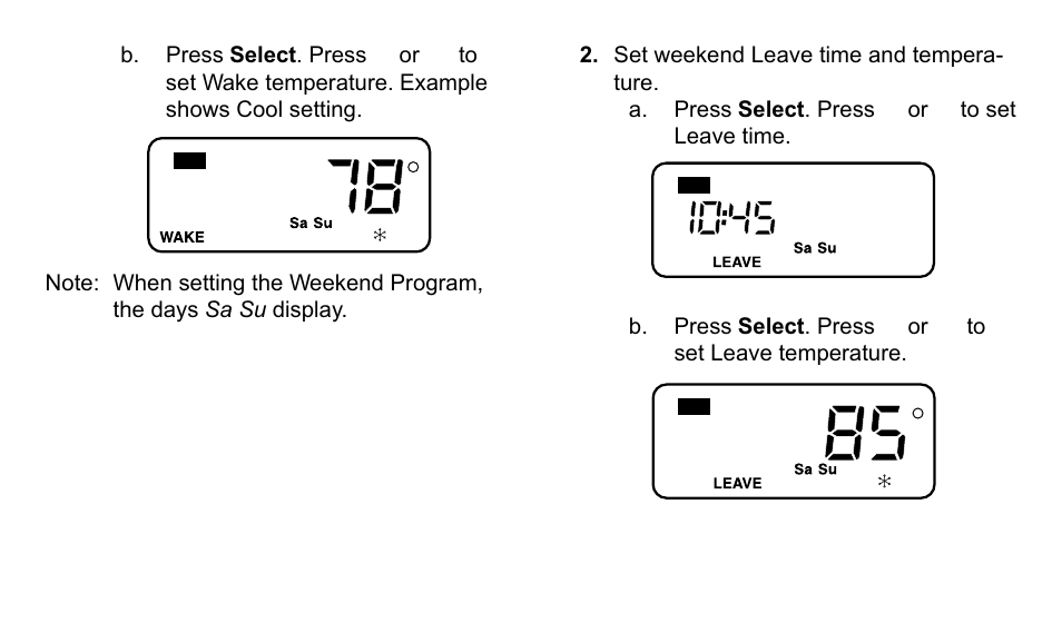 Trane TAYSTAT 540 User Manual | Page 14 / 28