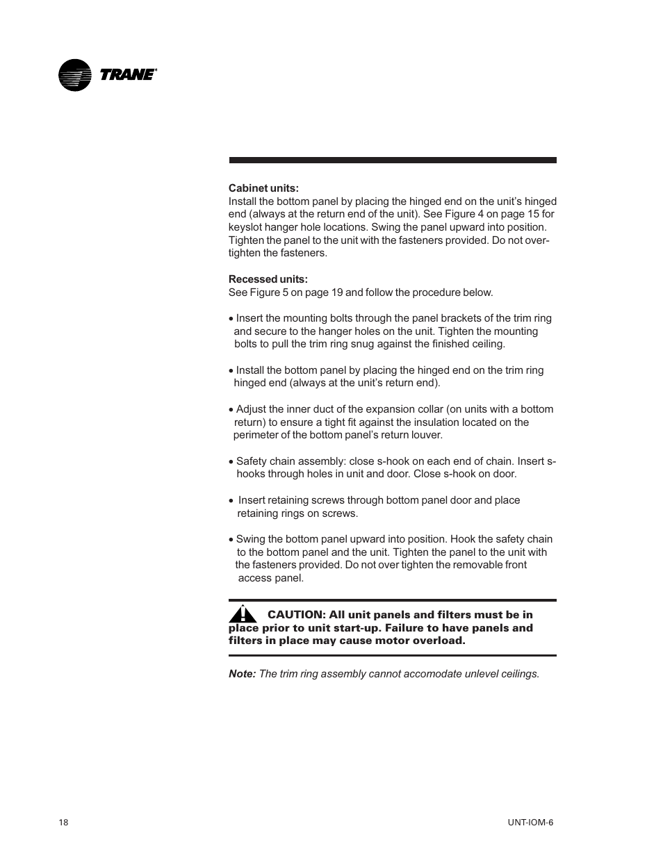 Trane LO User Manual | Page 18 / 136