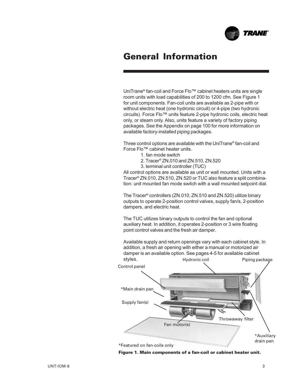 General information 3, General information | Trane LO User Manual | Page 3 / 136