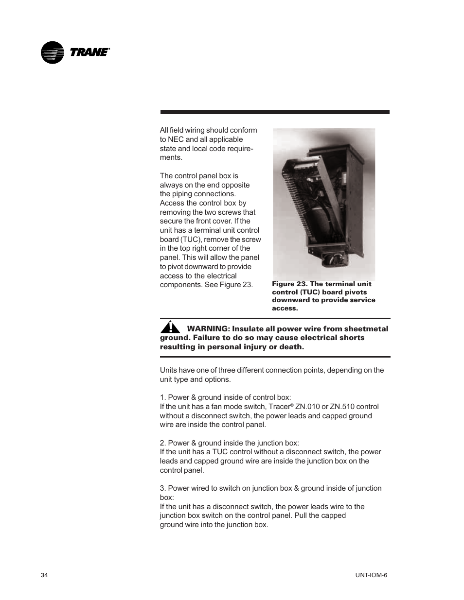 Trane LO User Manual | Page 34 / 136