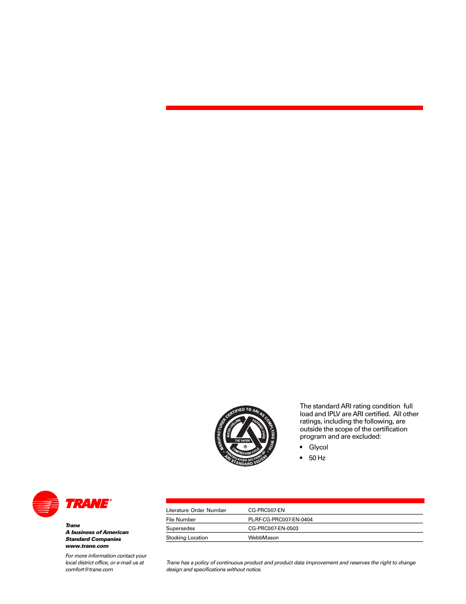 File box | Trane CG-PRC007-EN User Manual | Page 52 / 52