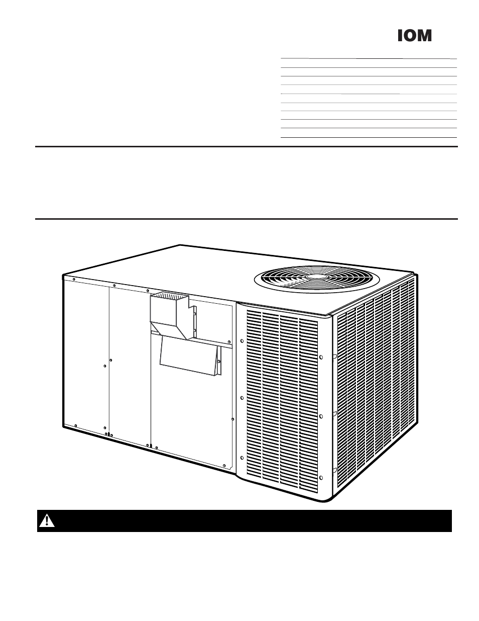 Trane YCZ036F1/3M0B User Manual | 24 pages