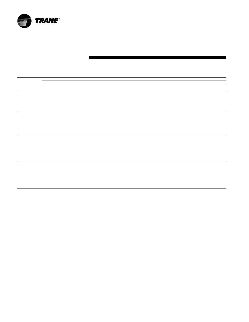 Performance data | Trane UH-PRC001-EN User Manual | Page 42 / 52