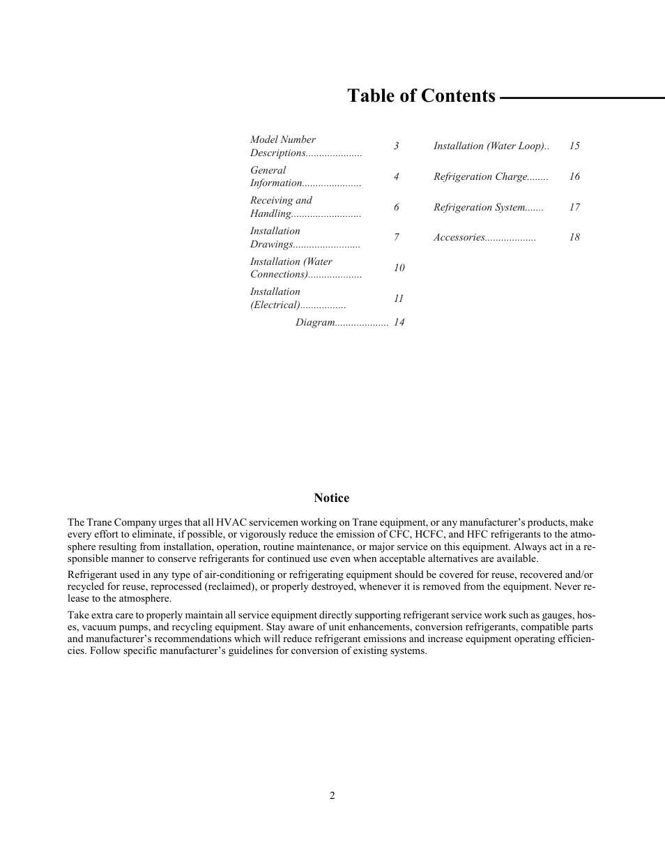 Trane GSSD User Manual | Page 2 / 18