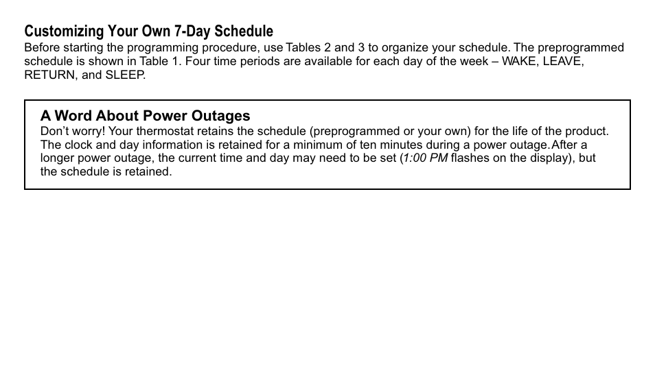 Customizing your own 7-day schedule | Trane XT300C User Manual | Page 34 / 68