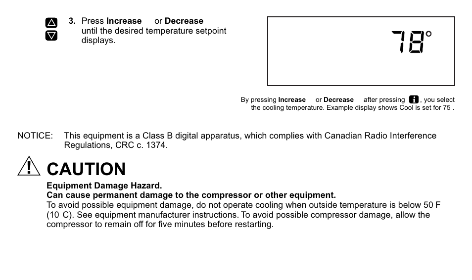Caution | Trane XT300C User Manual | Page 58 / 68