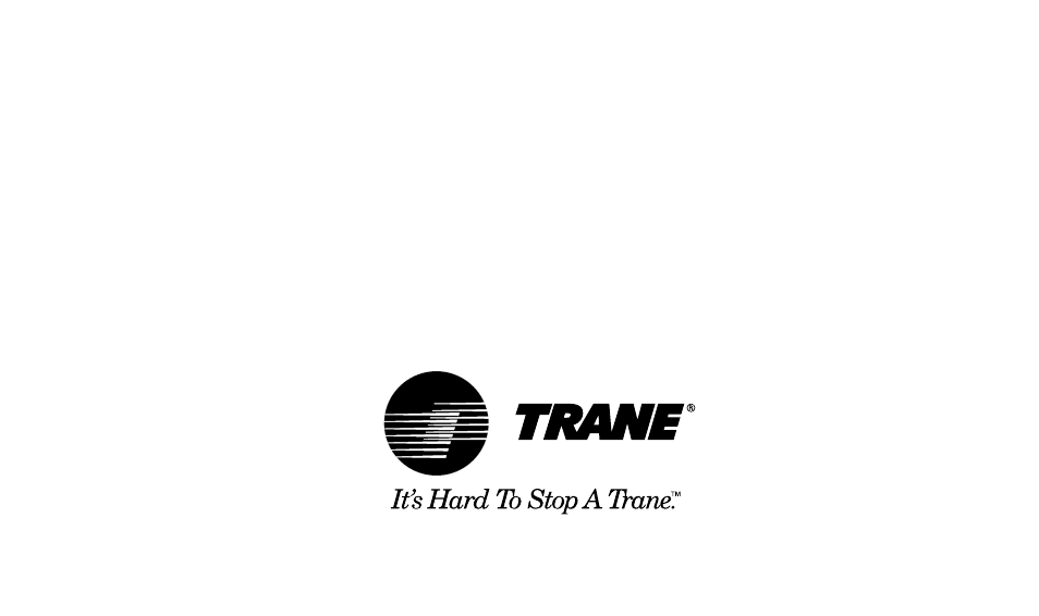 Trane XT300C User Manual | Page 68 / 68