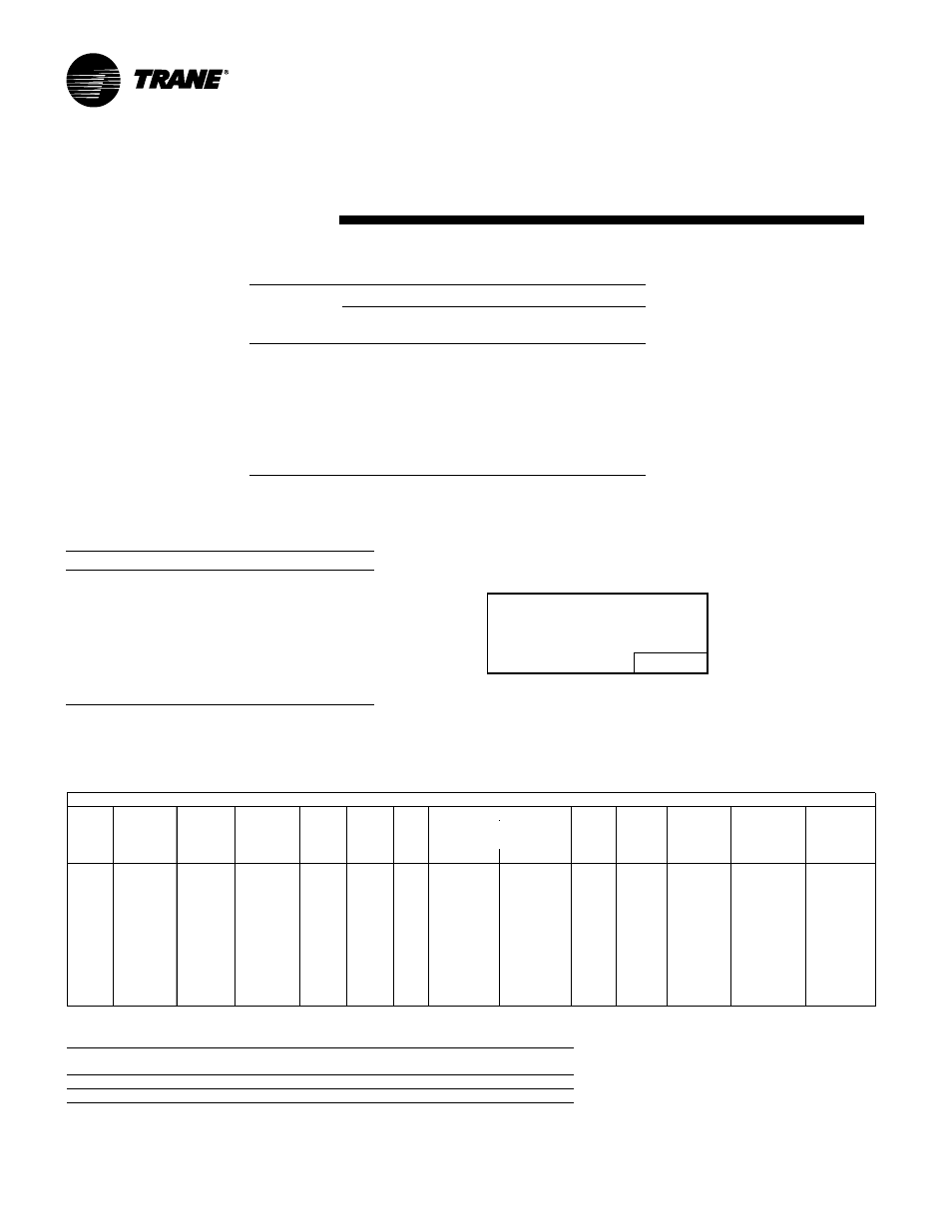 Weights | Trane RT-PRC007-EN User Manual | Page 40 / 46