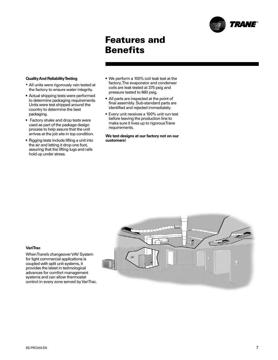 Features and benefits | Trane SS-PRC003-EN User Manual | Page 7 / 79