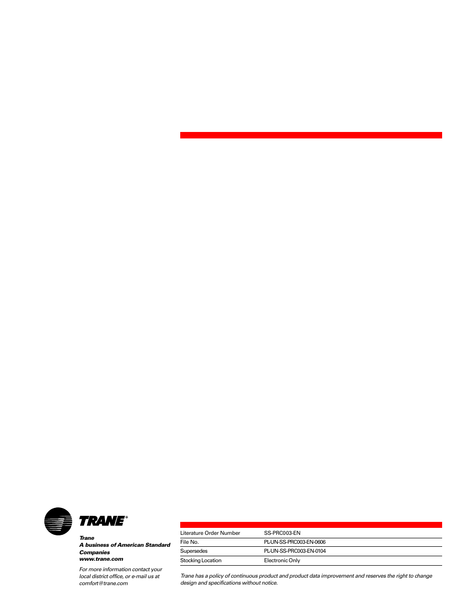 Trane SS-PRC003-EN User Manual | Page 79 / 79