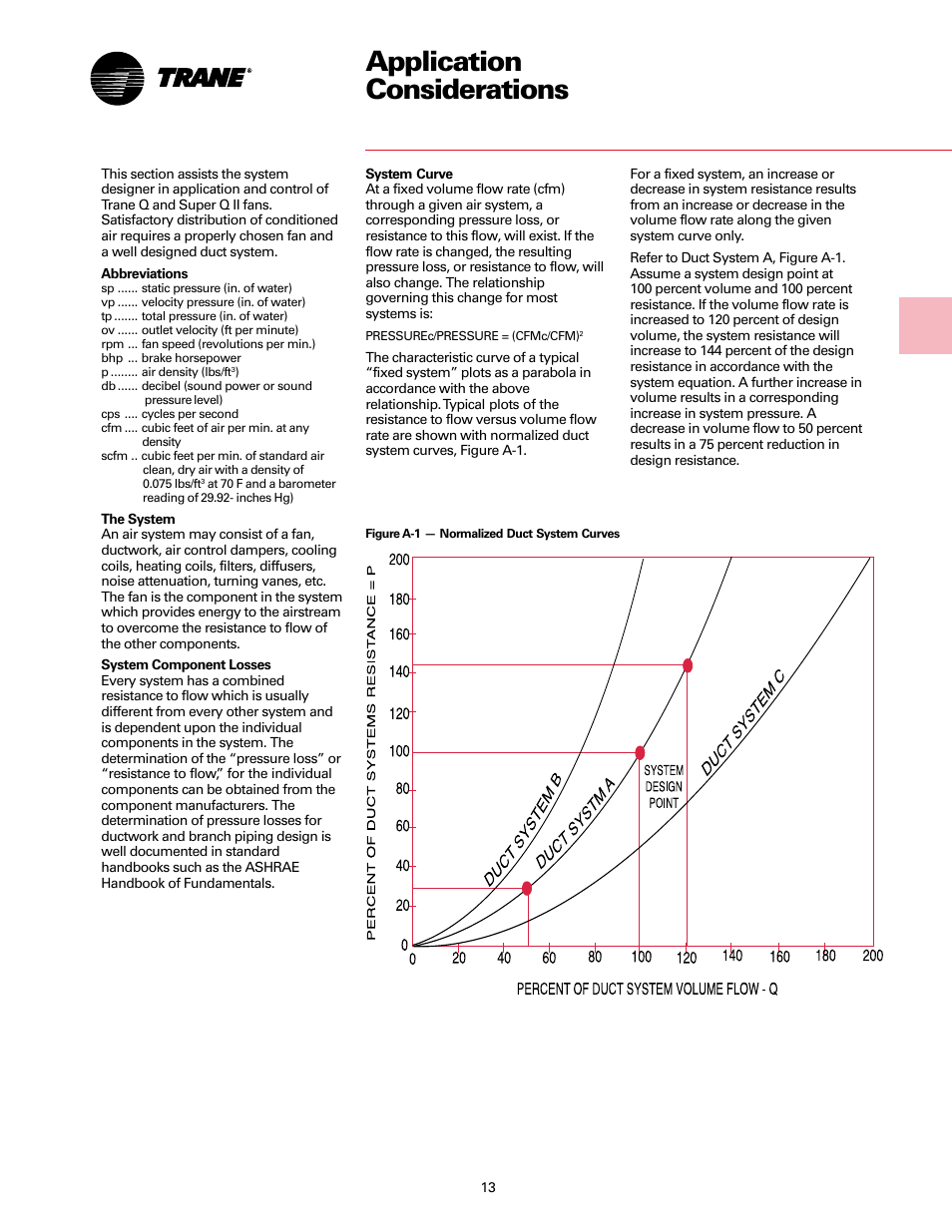 Application considerations | Trane Fan User Manual | Page 13 / 56