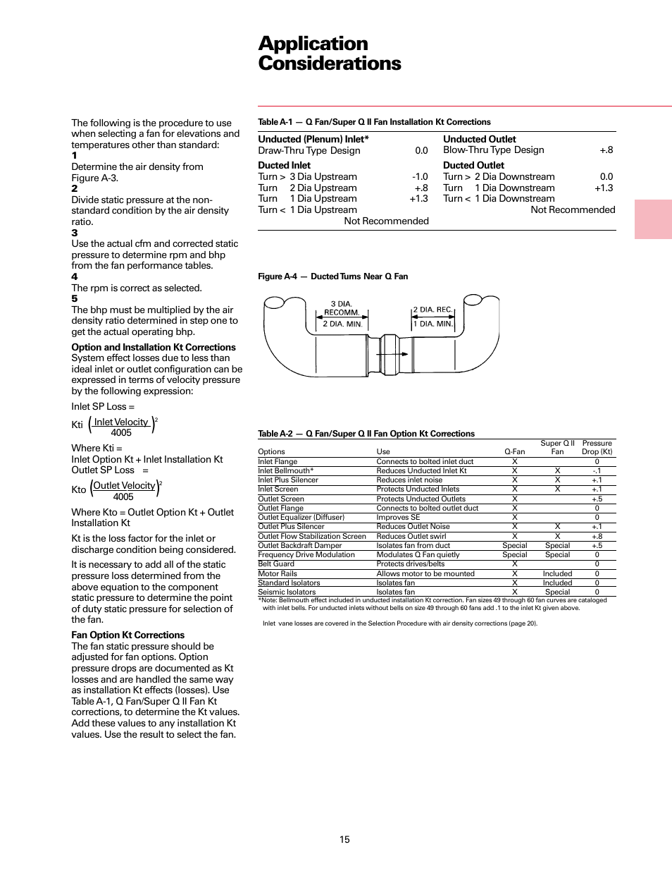 Application considerations | Trane Fan User Manual | Page 15 / 56
