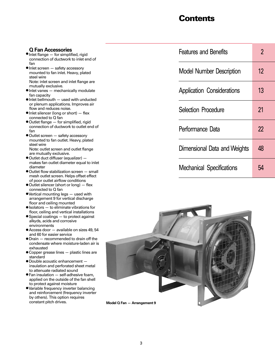 Trane Fan User Manual | Page 3 / 56