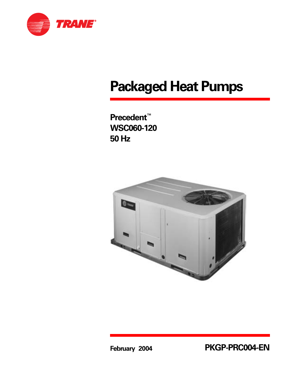 Trane WSC060-120 User Manual | 52 pages