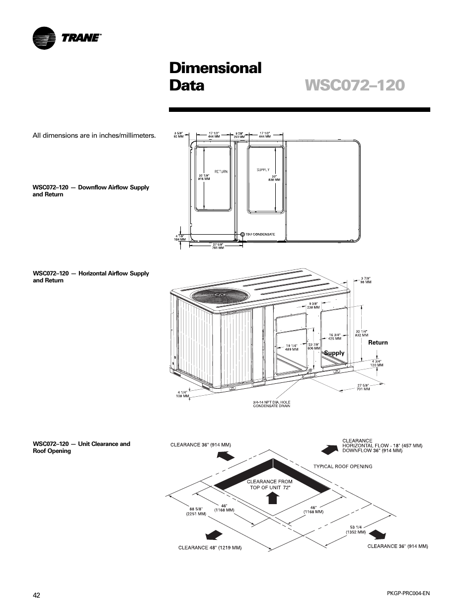 Trane WSC060-120 User Manual | Page 42 / 52