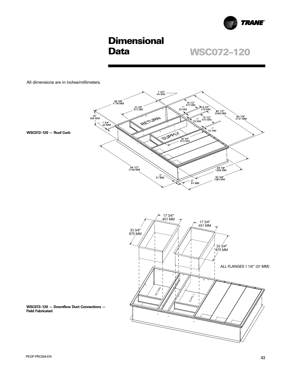 Trane WSC060-120 User Manual | Page 43 / 52