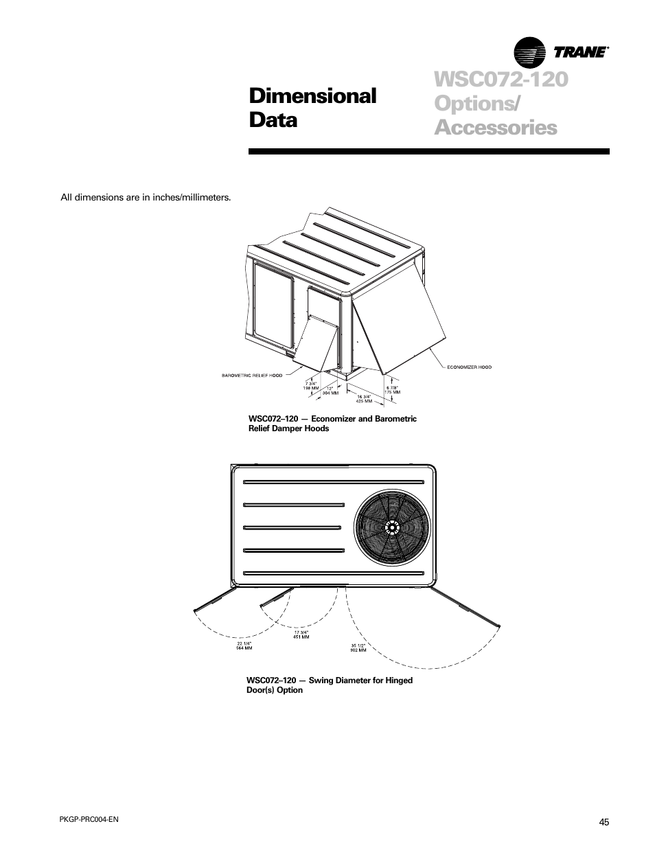 Trane WSC060-120 User Manual | Page 45 / 52