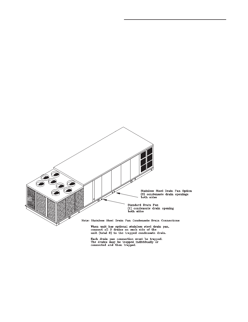 Trane INTELLIPAK ™ ™ ™ ™ ™ Commercial Single-Zone Rooftop Air Conditioners with CV or VAV Control User Manual | Page 27 / 118