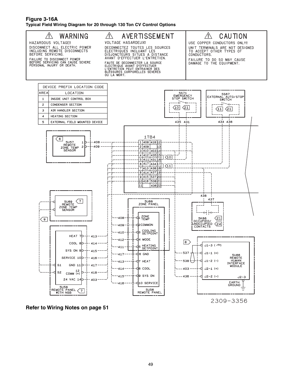 Trane INTELLIPAK ™ ™ ™ ™ ™ Commercial Single-Zone Rooftop Air Conditioners with CV or VAV Control User Manual | Page 50 / 118