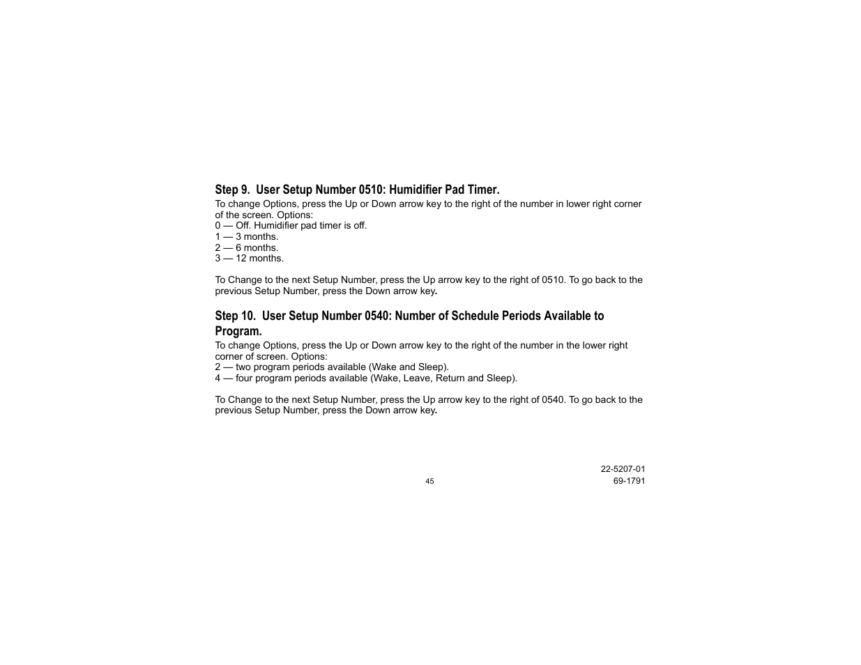 Trane TCONT800 User Manual | Page 45 / 52