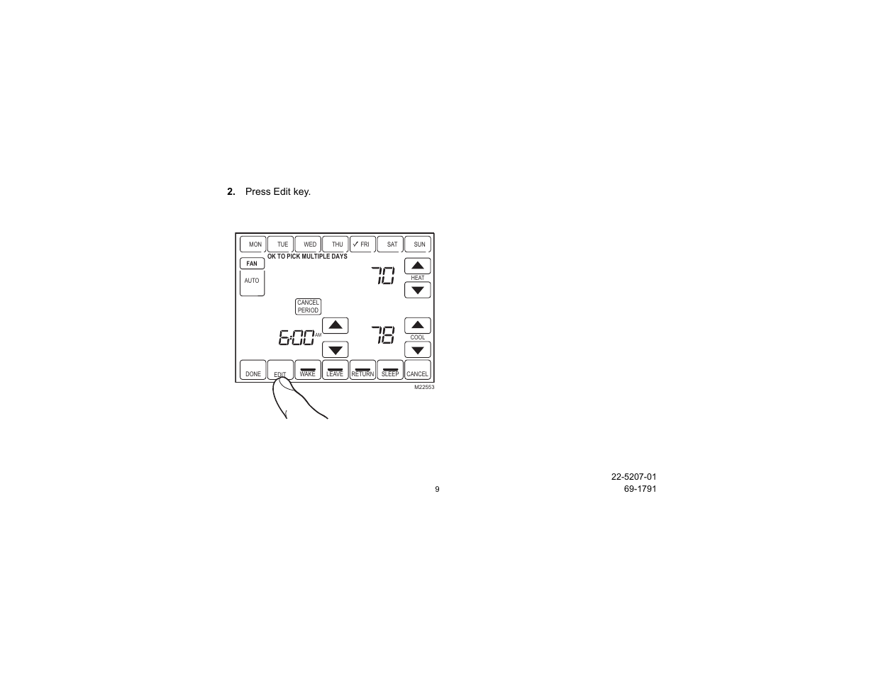 Trane TCONT800 User Manual | Page 9 / 52