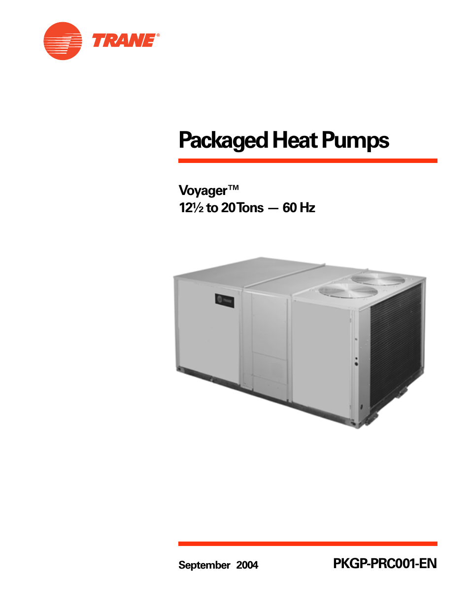 Trane PKGP-PRC001-EN User Manual | 52 pages