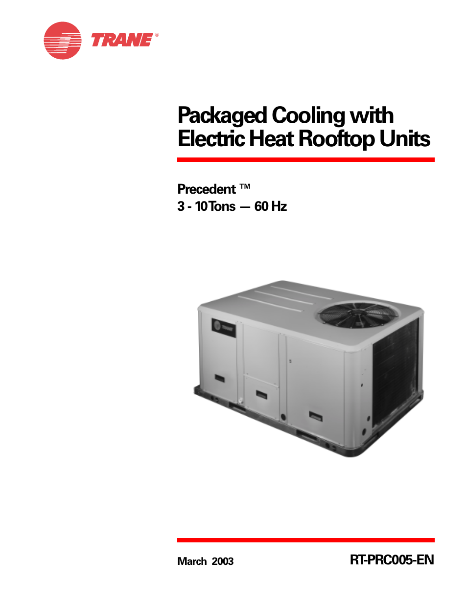 Trane RT-PRC005 User Manual | 76 pages