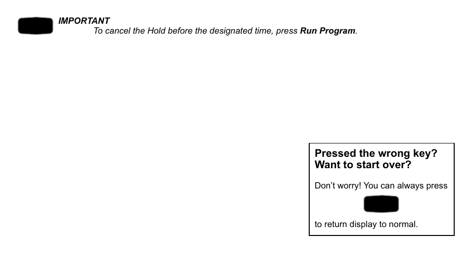 Pressed the wrong key? want to start over | Trane XT500C User Manual | Page 23 / 68