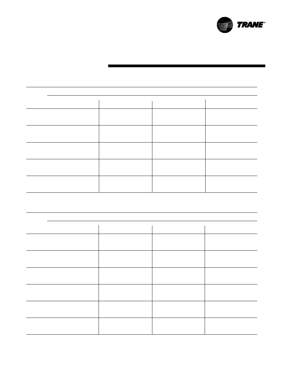 105ton), Performance data (105 ton) | Trane RT-PRC010-EN User Manual | Page 39 / 104