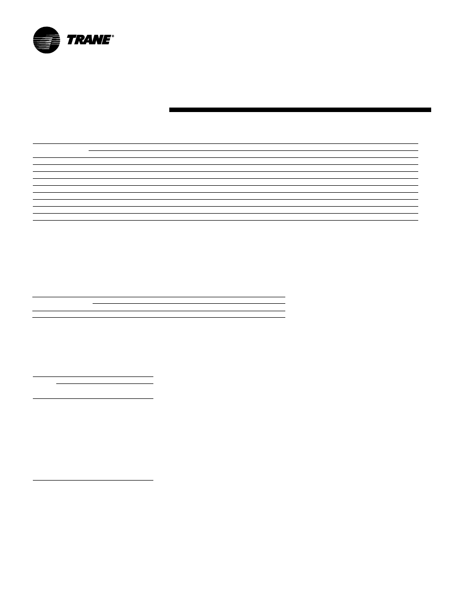 Electric heat, Performance data | Trane RT-PRC010-EN User Manual | Page 42 / 104