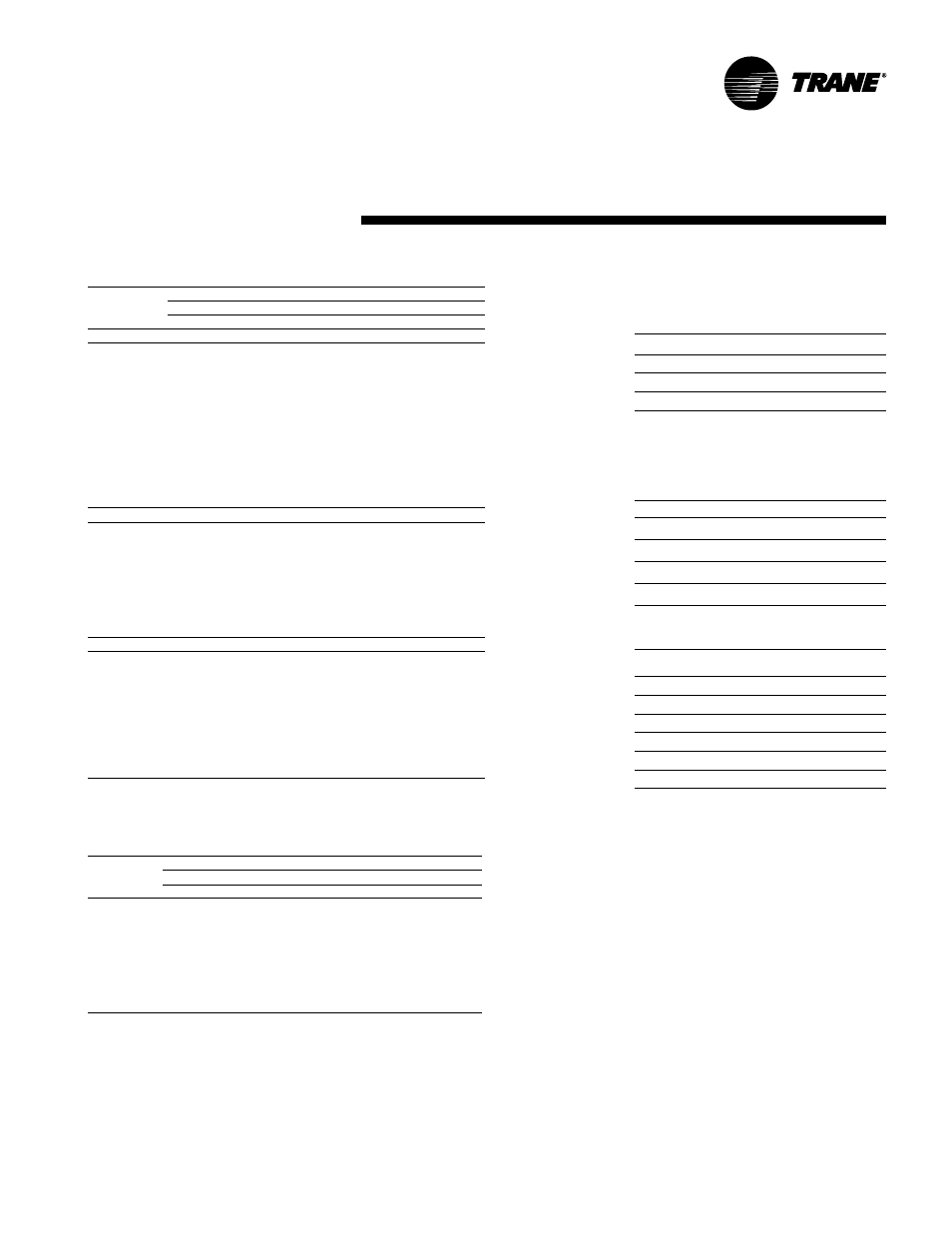 Electrical data | Trane RT-PRC010-EN User Manual | Page 85 / 104