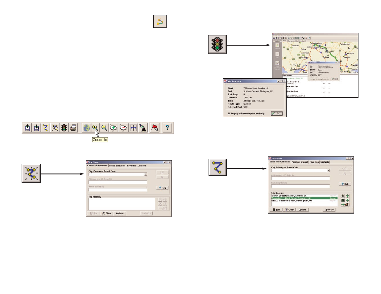 Trip planning on your desktop | TravRoute Pocket PC 5 User Manual | Page 41 / 63