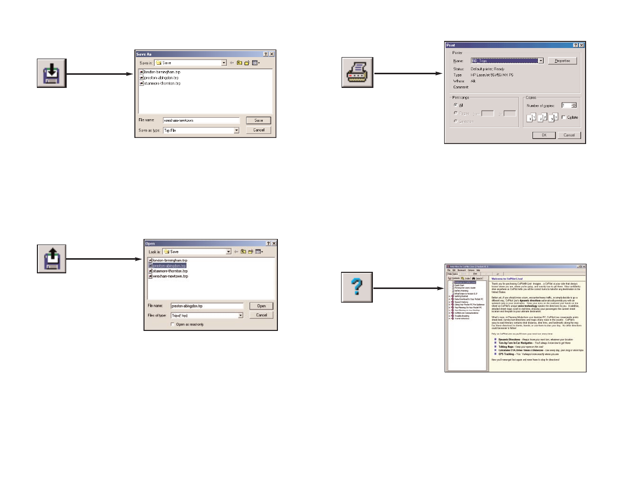 TravRoute Pocket PC 5 User Manual | Page 42 / 63