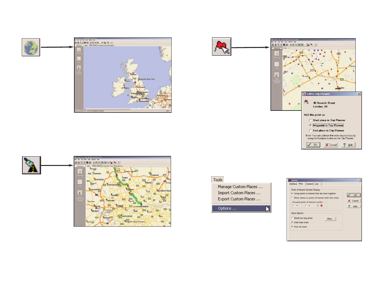 TravRoute Pocket PC 5 User Manual | Page 44 / 63