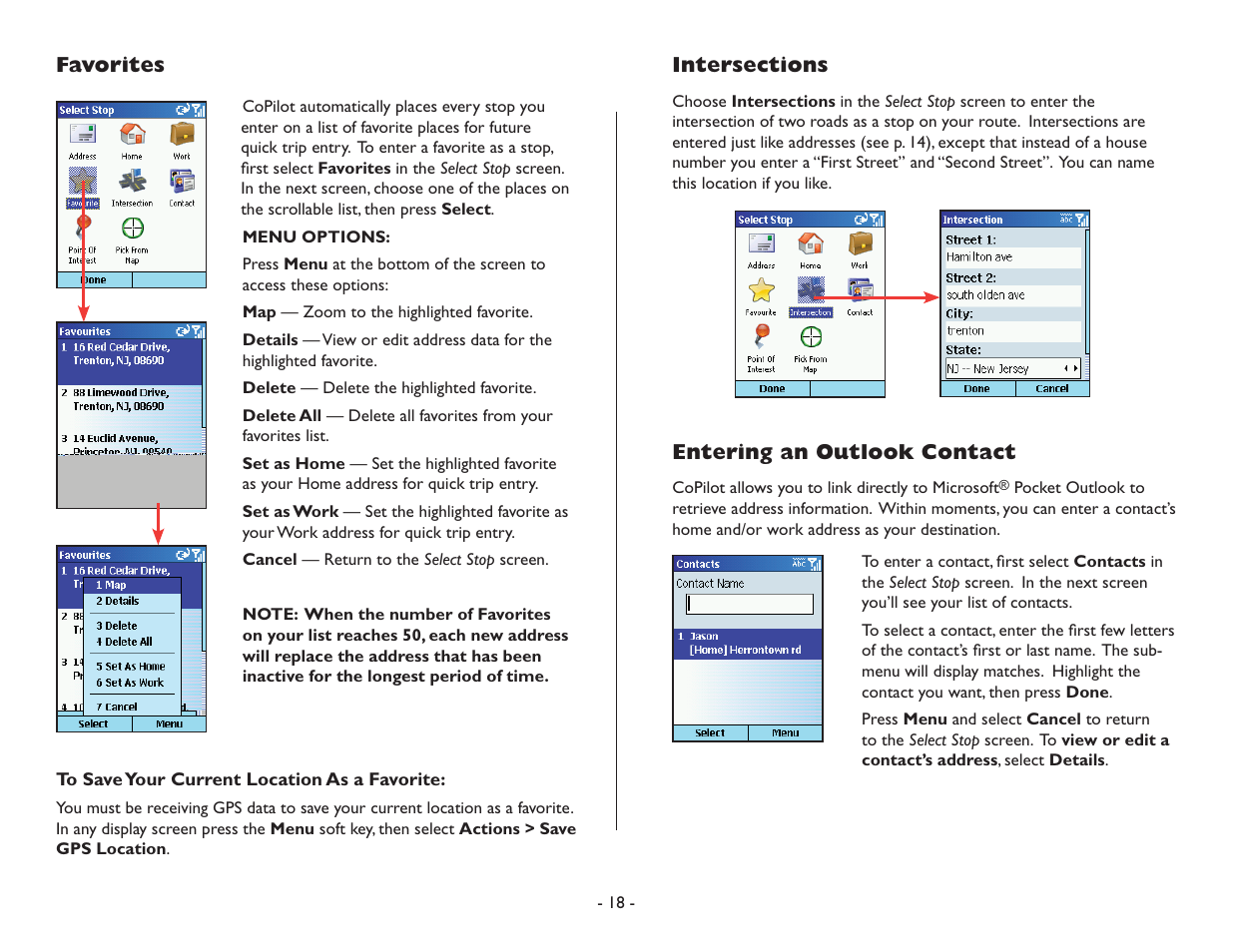 TravRoute CoPilot Live User Manual | Page 20 / 52